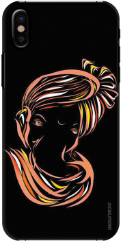 Ganpati Slim Back Cover For Apple Iphone X - Ganesha (300x400), Png Download