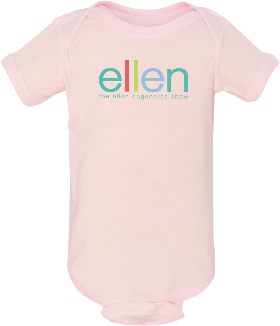 Ellen Show Baby Onesie-pink (1008x1114), Png Download