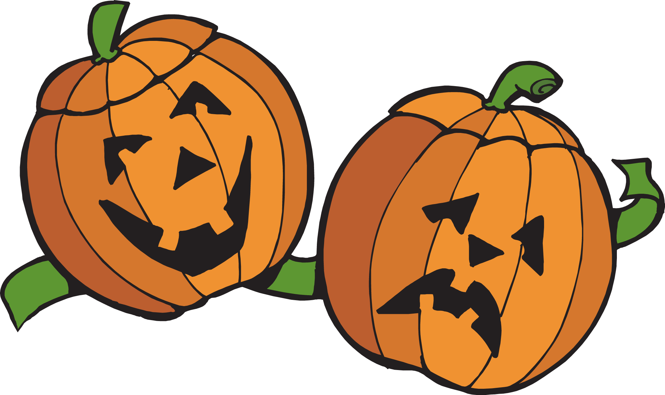 Halloween Clipart Pumpkin Patch - Pumpkin Clipart (2128x1266), Png Download