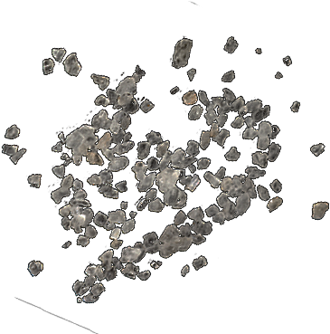 Salt-1 - Gravel (431x404), Png Download