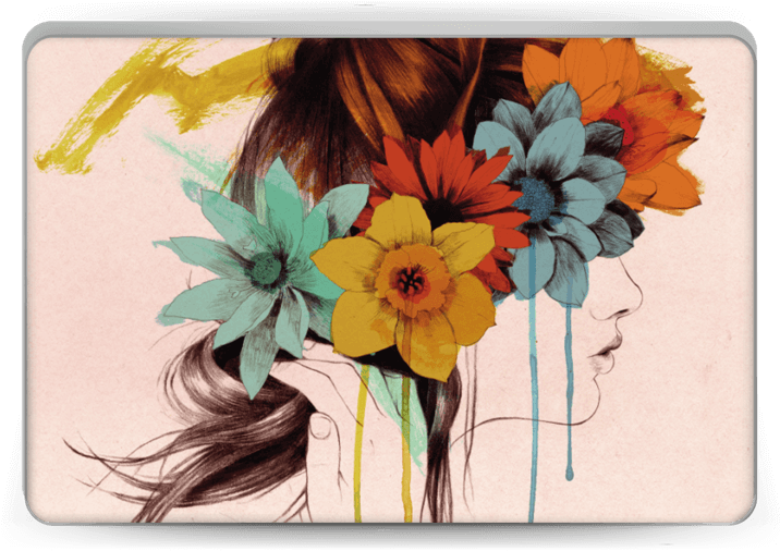 Flower Girl - Depression (800x533), Png Download