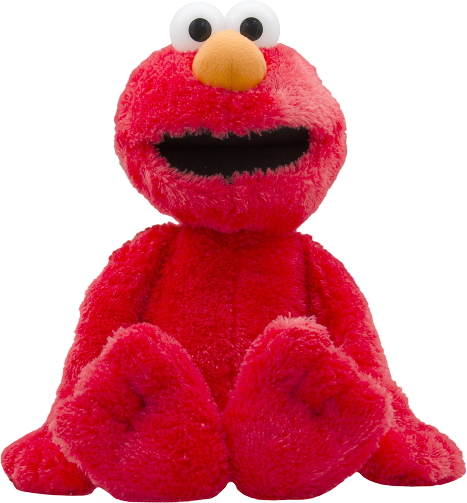 Sesame - Sesame St Jumbo Plush Elmo (930x1000), Png Download