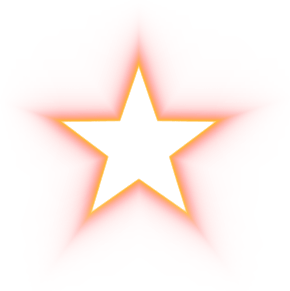 Star Shine Png Banner Black And White Library - Shining Star Png (605x582), Png Download