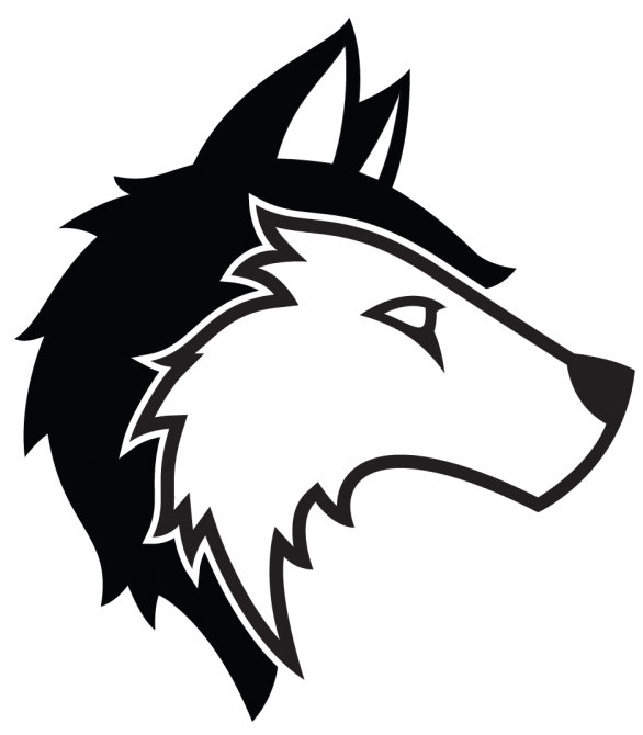 Jpg Free Siberian Gray Wolf Logo Clip Art Transprent - University Of Wisconsin–marathon County (586x670), Png Download