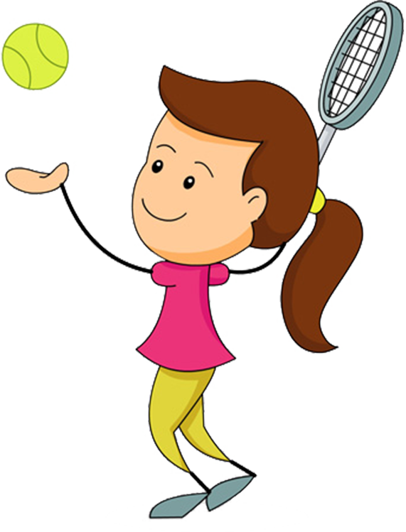 Free Stock Psychology Clipart Memory - Playing Tennis Clip Art (571x749), Png Download