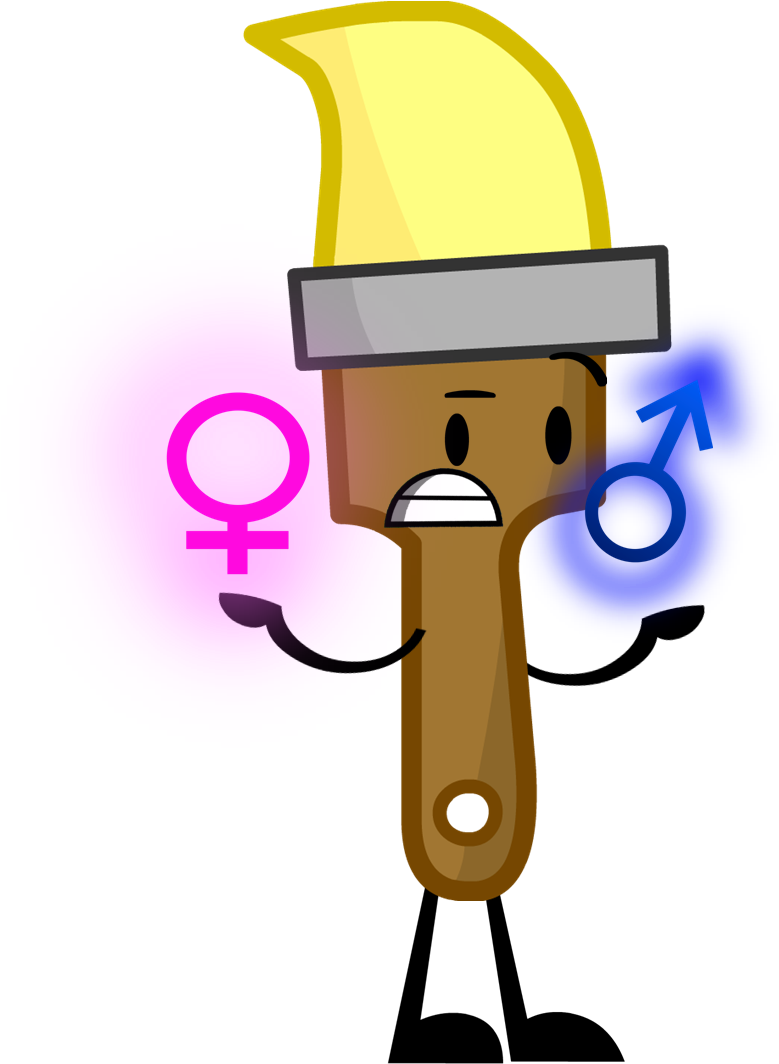 Paintbrush Pose - Portable Network Graphics (829x1069), Png Download