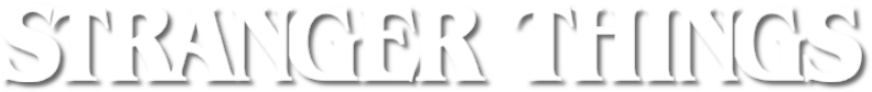 Stranger Things Image - Calligraphy (800x310), Png Download