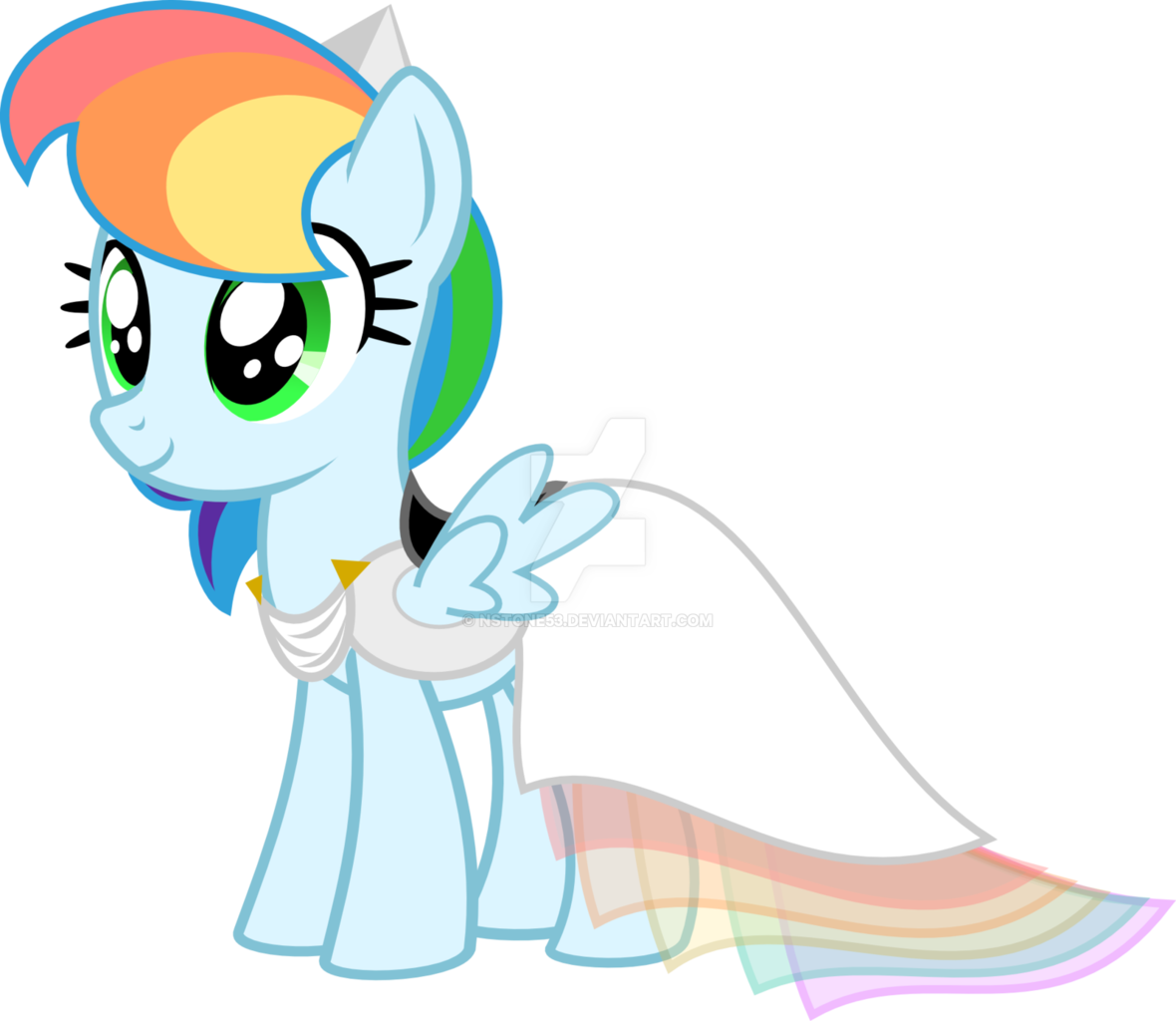 Nstone53, Clothes, Daughter Of Discord, Dress, Female, - Mlp Daughter Of Discord Rainbow Dash (1180x1024), Png Download