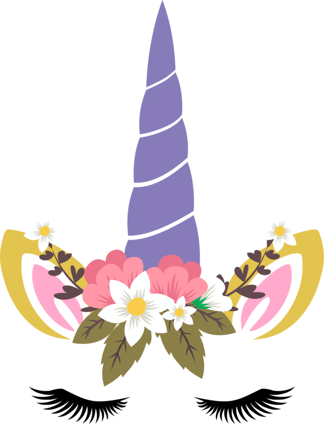 Flora Unicorn Face, Unicorn Horn, Unicorn Clipart, - Notebook Journal Dot-grid,graph,lined,blank No Lined (640x837), Png Download