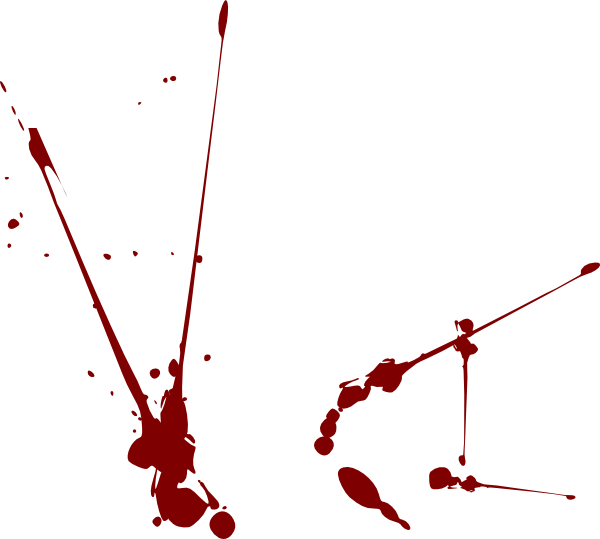 Blood Splatter4 Clip Art - Blood Splatter Public Domain Png (600x539), Png Download