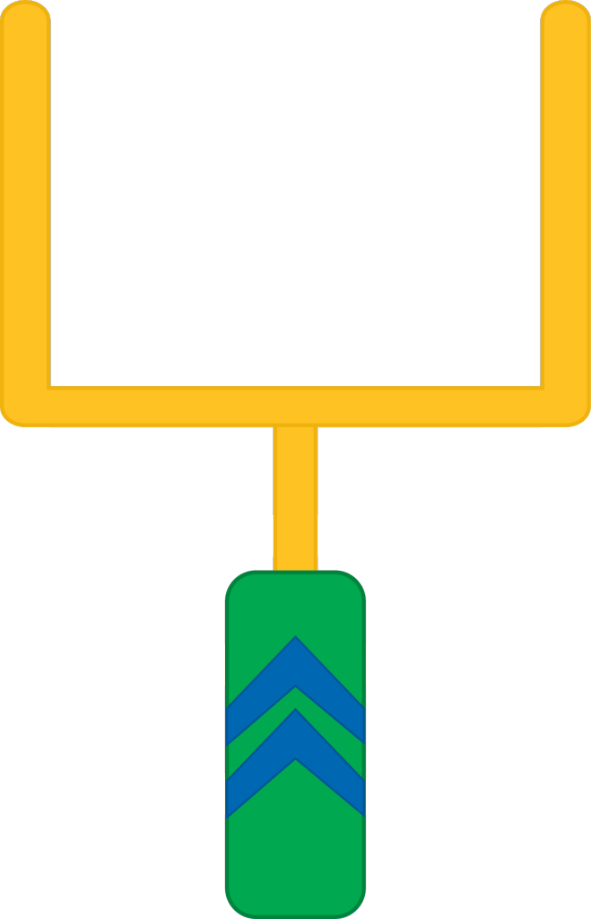 Goal Post - Football Field Goal Clipart (659x1024), Png Download