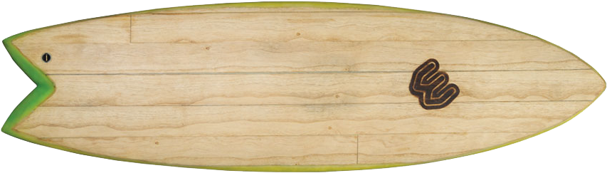 6'3” X 22” X 215/16” - Wooden Surf Board Png (951x350), Png Download