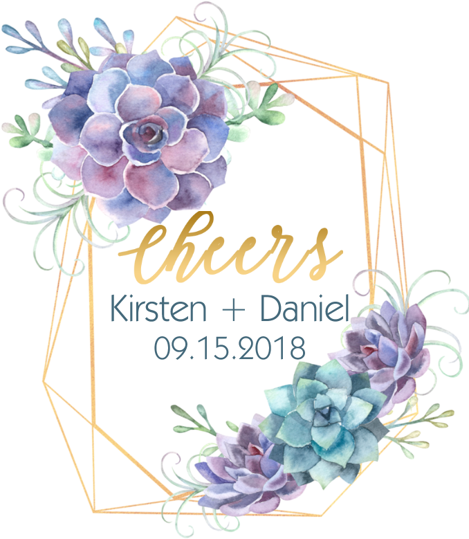 Wedding Succulents - Wedding (691x790), Png Download