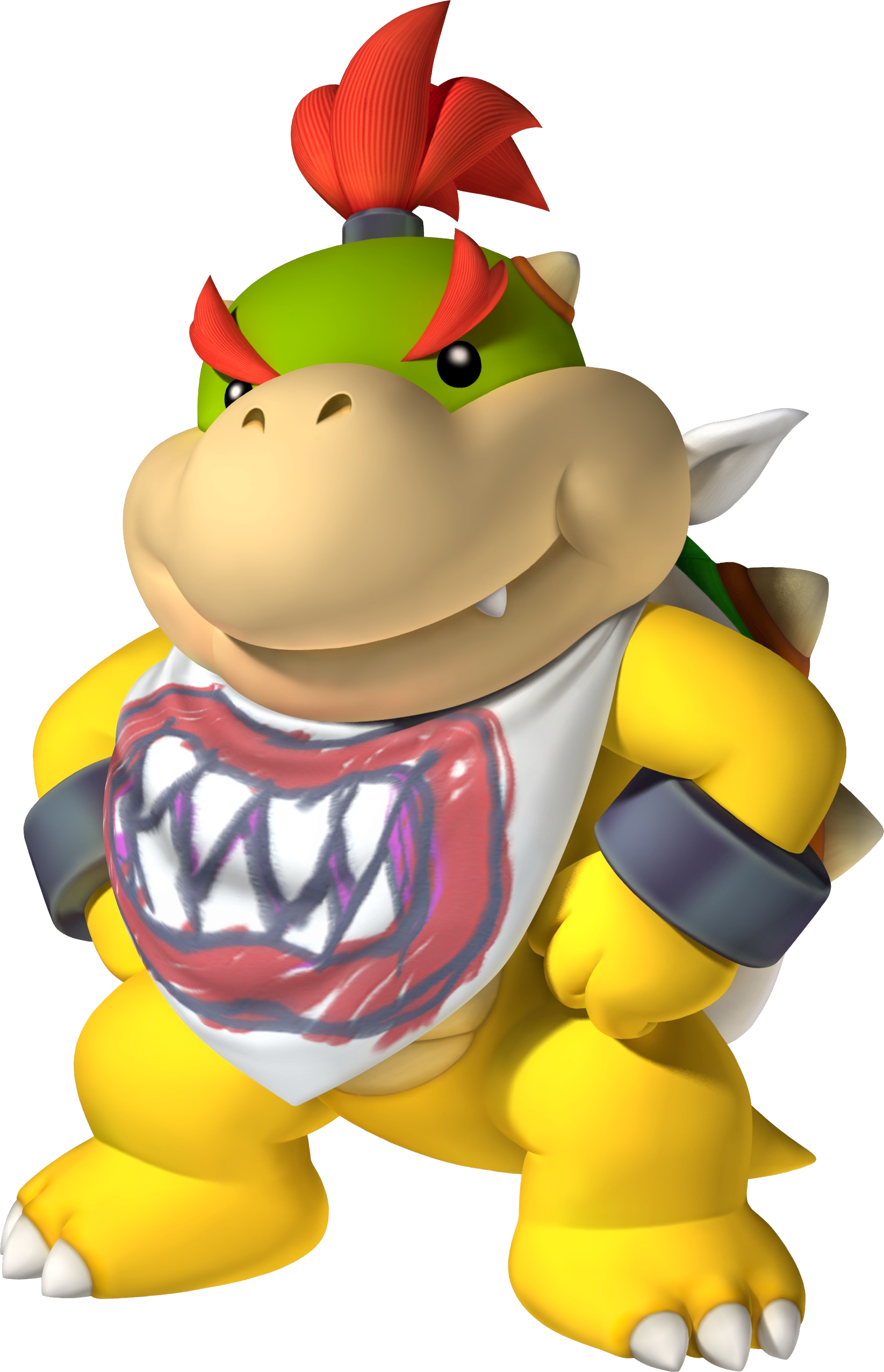 Airship Drawing Bowser Png Royalty Free - Mario Bros Bowser Jr (1645x2552), Png Download