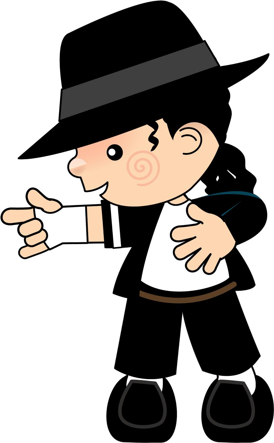 Michael Jackson Clip Art Transparent Clipart Download - Michael Jackson Caricatura Png (1059x1600), Png Download