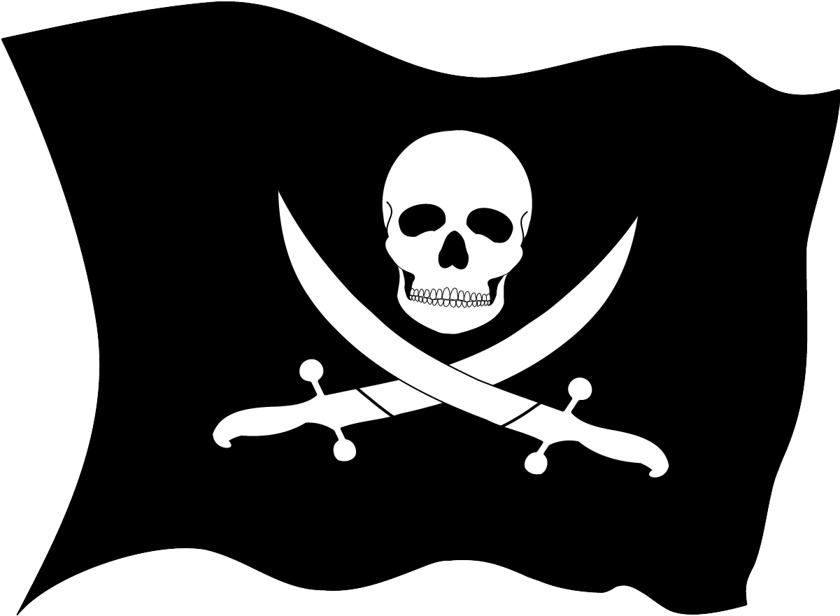 Download - Pirate Flag No Background (1200x1040), Png Download