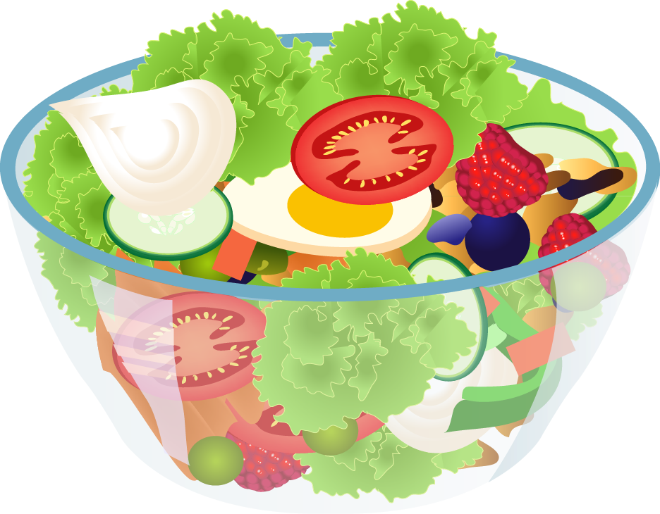 Png Free - Salad Clipart (936x730), Png Download