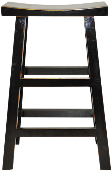 Black Wooden Bar Stool Tall Home Essentials Hong Kong - Wood Tall Chair Png (591x591), Png Download