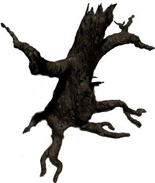 24 Mar 2009 - Dundjinni Dead Tree (318x387), Png Download