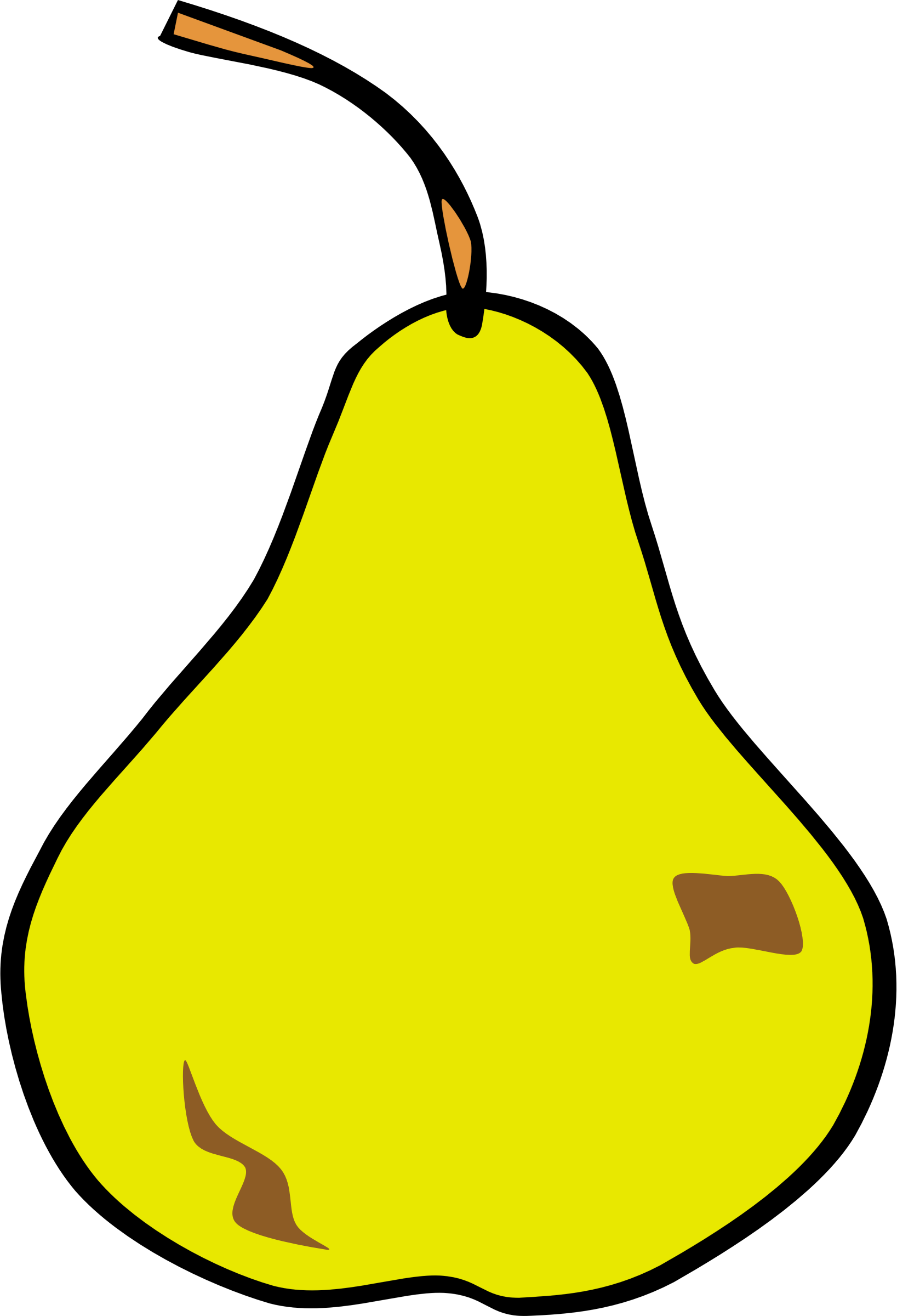 This Free Icons Png Design Of Simple Fruit Pear (1637x2400), Png Download
