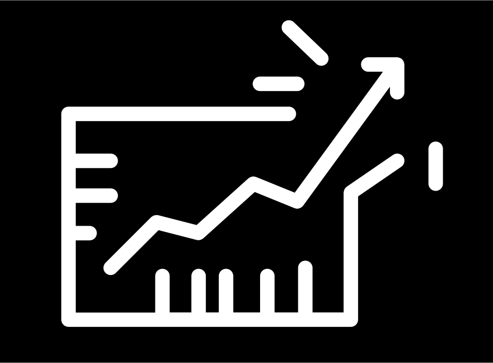 Business Growth Chart - Icon (980x722), Png Download