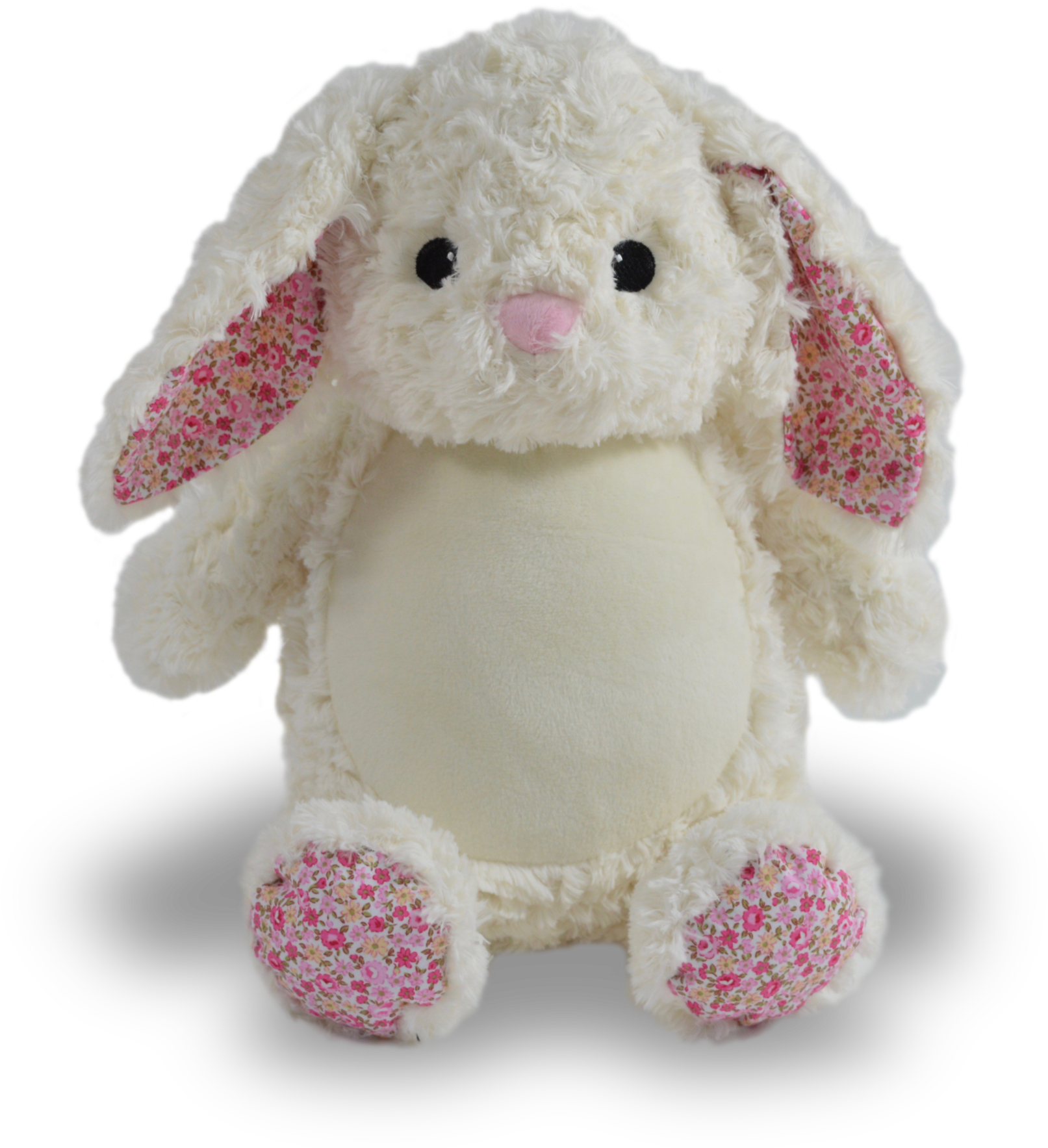 Bunny - Floral - Stuffed Toy (1800x1800), Png Download