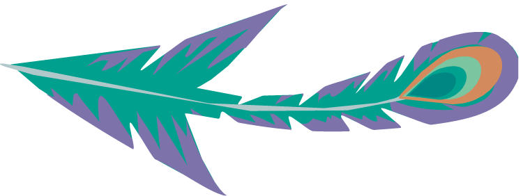 Feather - Винтажные Стрелки Пнг (750x282), Png Download