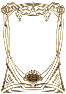 Vintage Oval Frame With Flowers Transparent Png Stickpng - Gran Gatsby Art Deco (400x400), Png Download