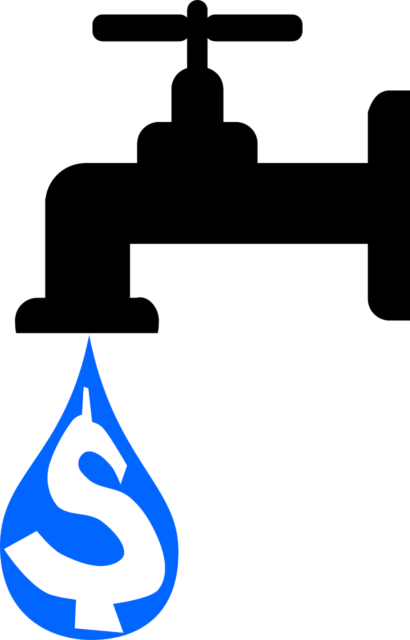 10 Ways To Save Water At Home - Water Tap Clip Art (410x640), Png Download