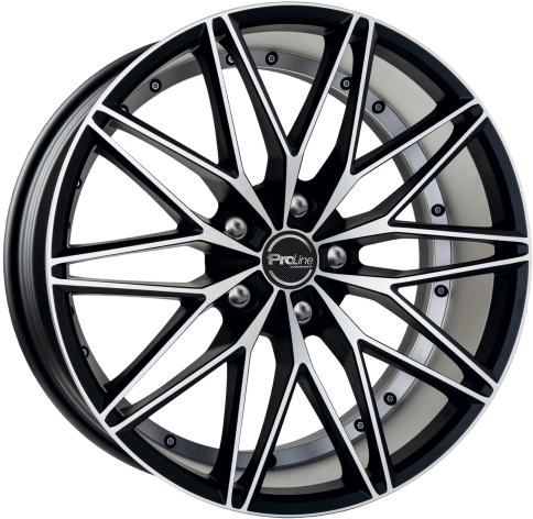 Felge Pxe Black Polished Von Proline - Proline Wheel Pxe 8,0x18 Et40 5x115 18 Inch Black Matt (500x488), Png Download