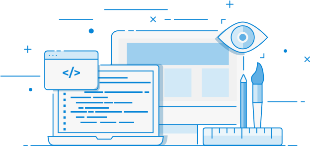 Website Design - Diagram (674x297), Png Download