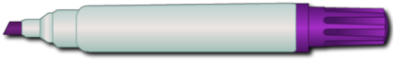 Marker Pen Violet - Purple Marker Png (420x420), Png Download