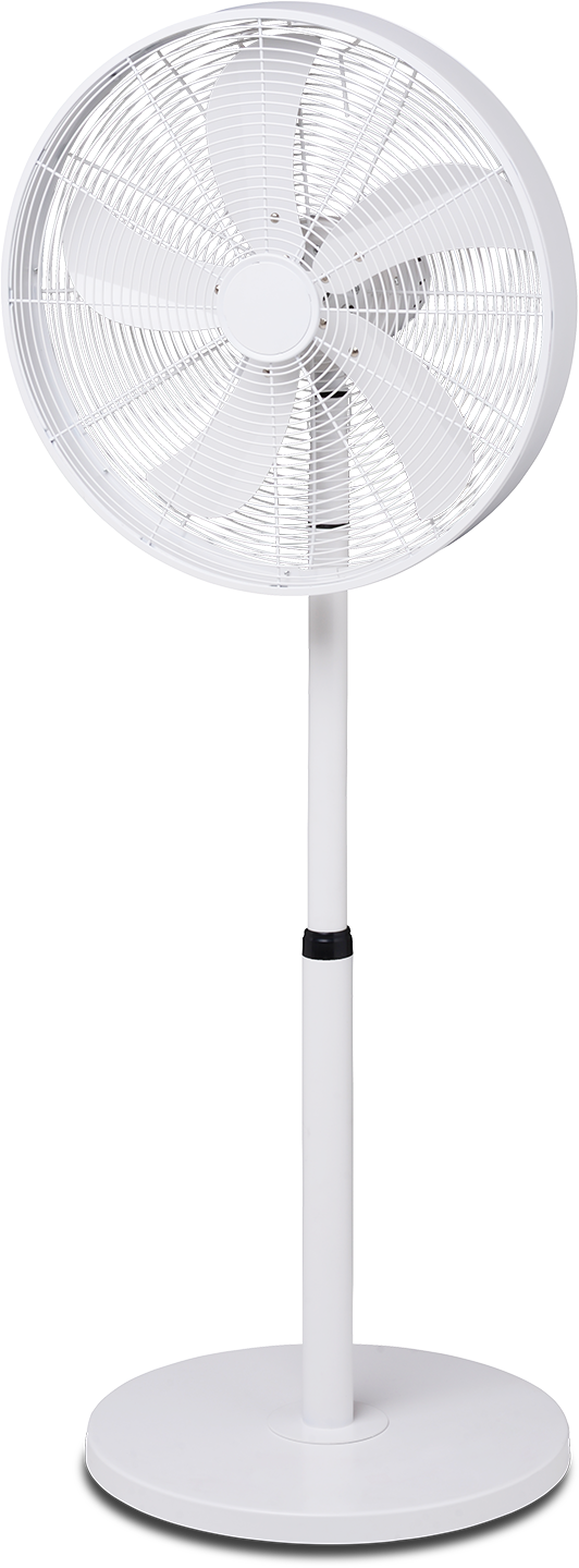 40cm Drum Pedestal Fan - White (620x1550), Png Download