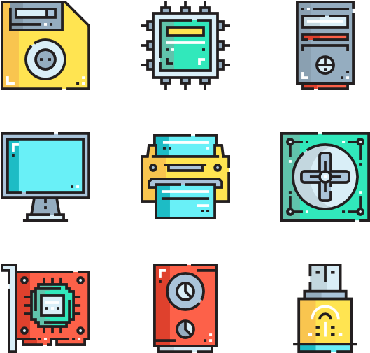 Computer Parts - Icon (600x564), Png Download