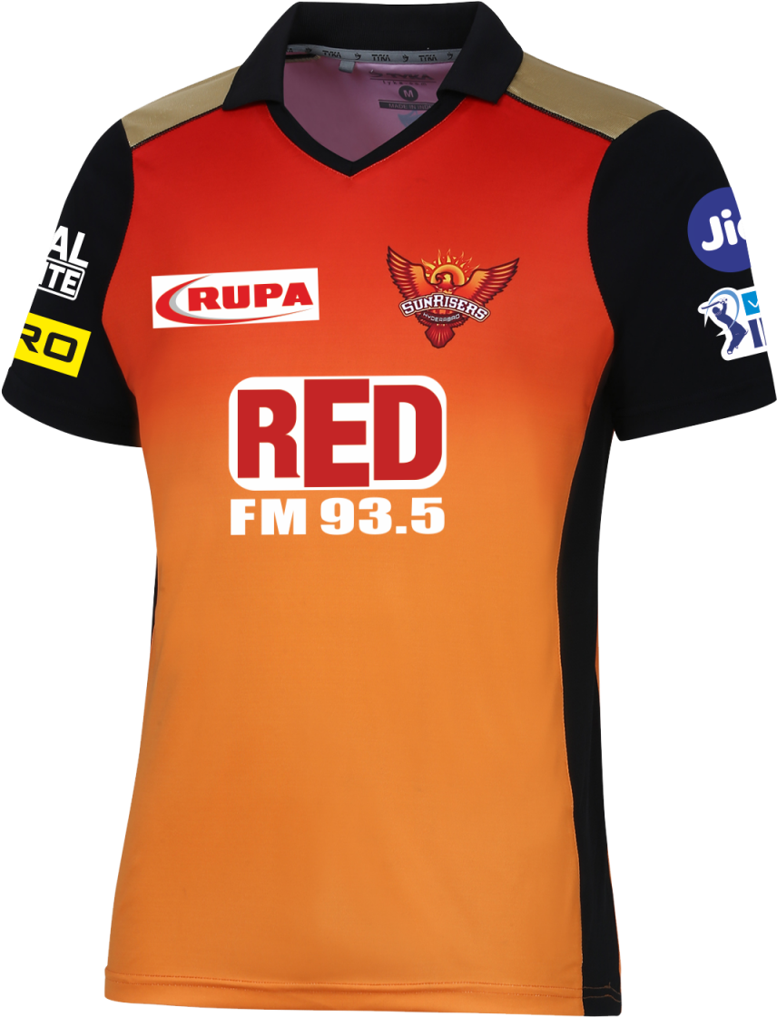 Sunrisers Hyderabad Replica 2018 - Sunrisers Hyderabad Jersey (1200x1200), Png Download