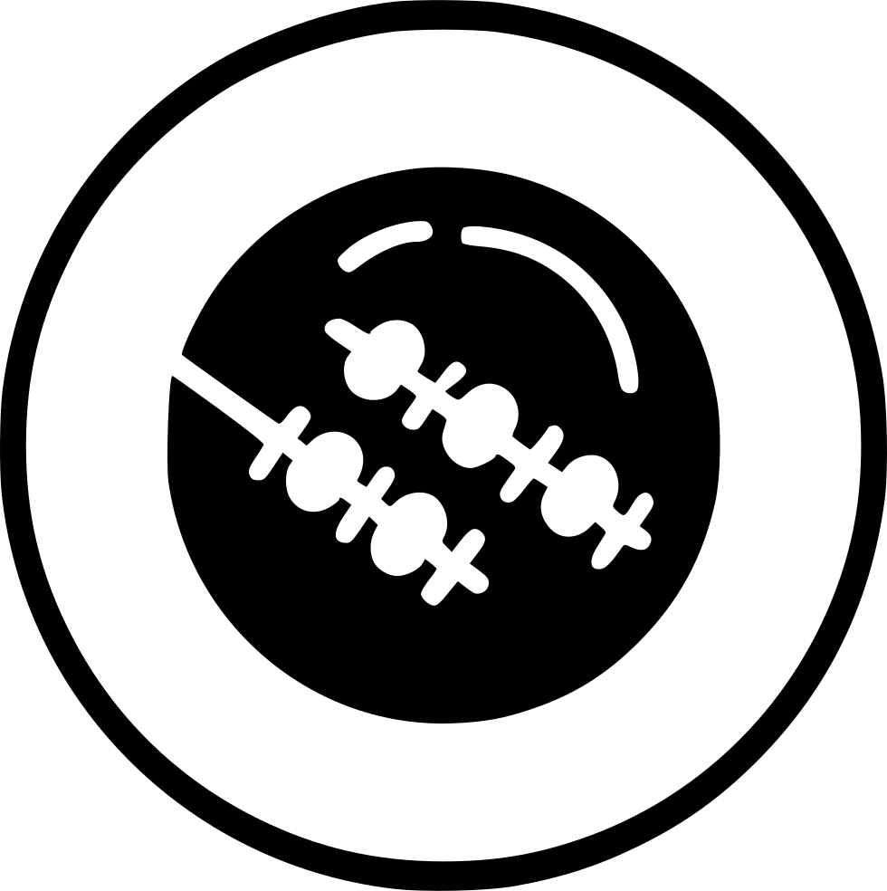 Kitchen Nonveg Dish Plate Dinner Chicken Comments - Circle (980x984), Png Download