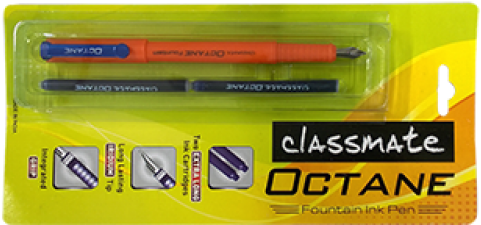 Octane Fountain Pen Black (500x550), Png Download