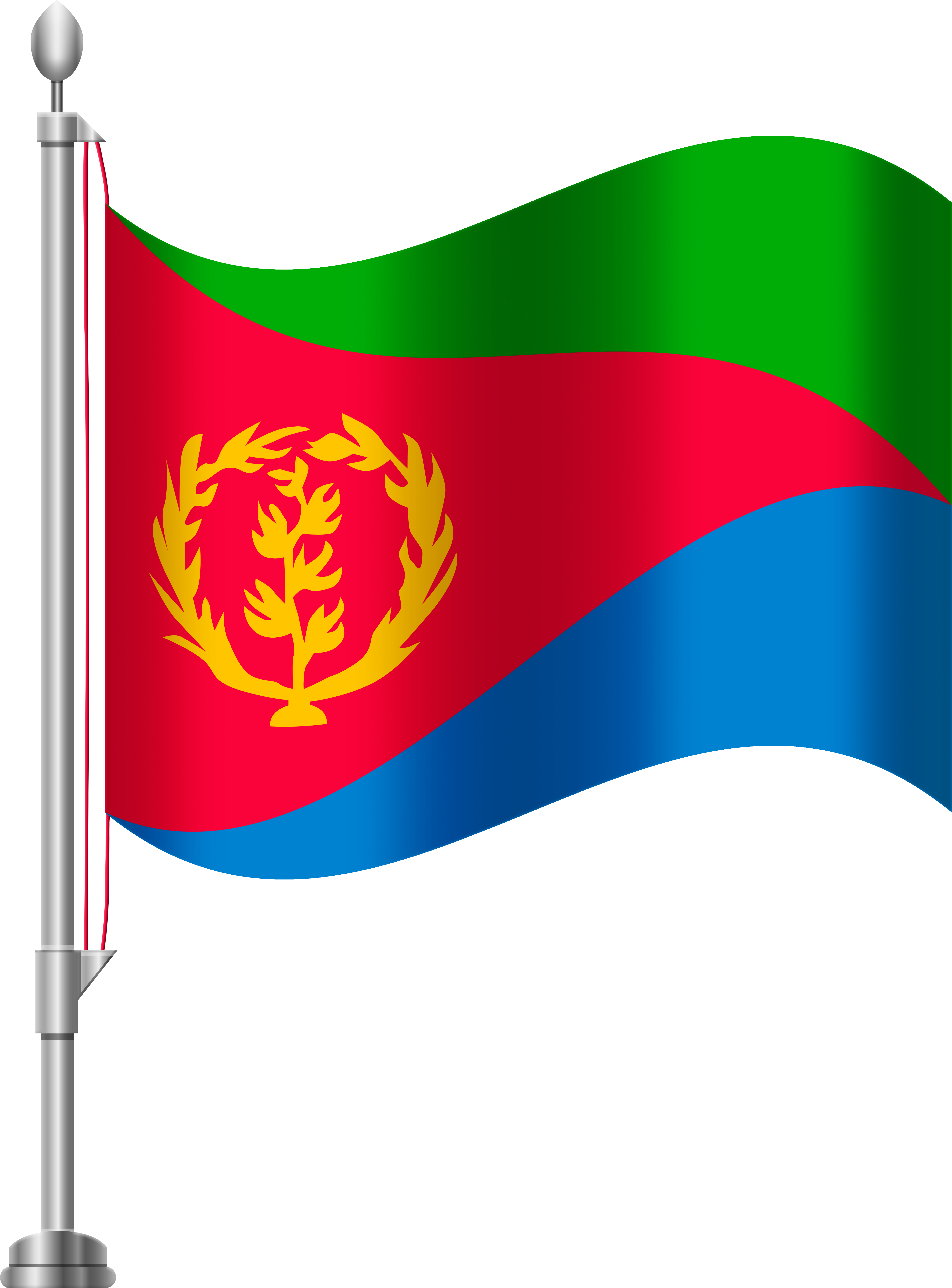Eritrea Flag Png Clip Art (6141x8000), Png Download