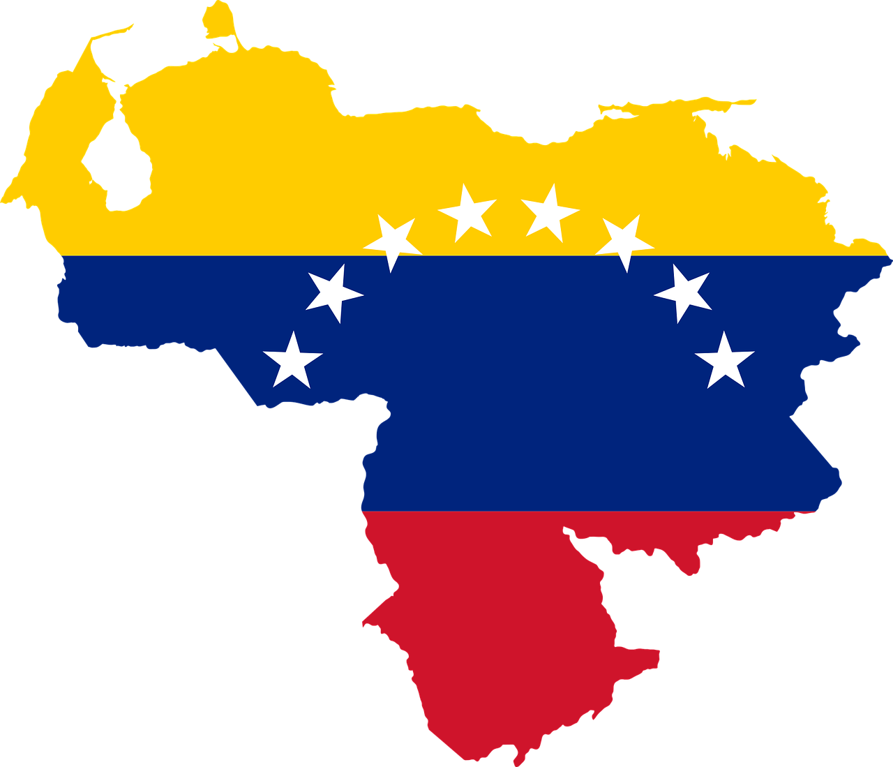 Flag Of Venezuela National Flag Map - Venezuela: Social, Economic And Environmental Issues (873x750), Png Download