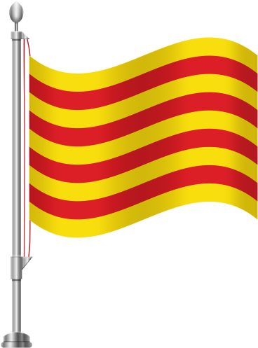 Catalonia Flag Png Clip Art - Guam Flag Clip Art (384x500), Png Download