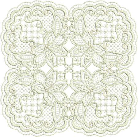 Sue Box Creations Download Embroidery Designs - Cutwork (450x449), Png Download