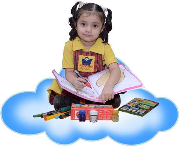 About Growway School - Play Way School Kids (697x500), Png Download
