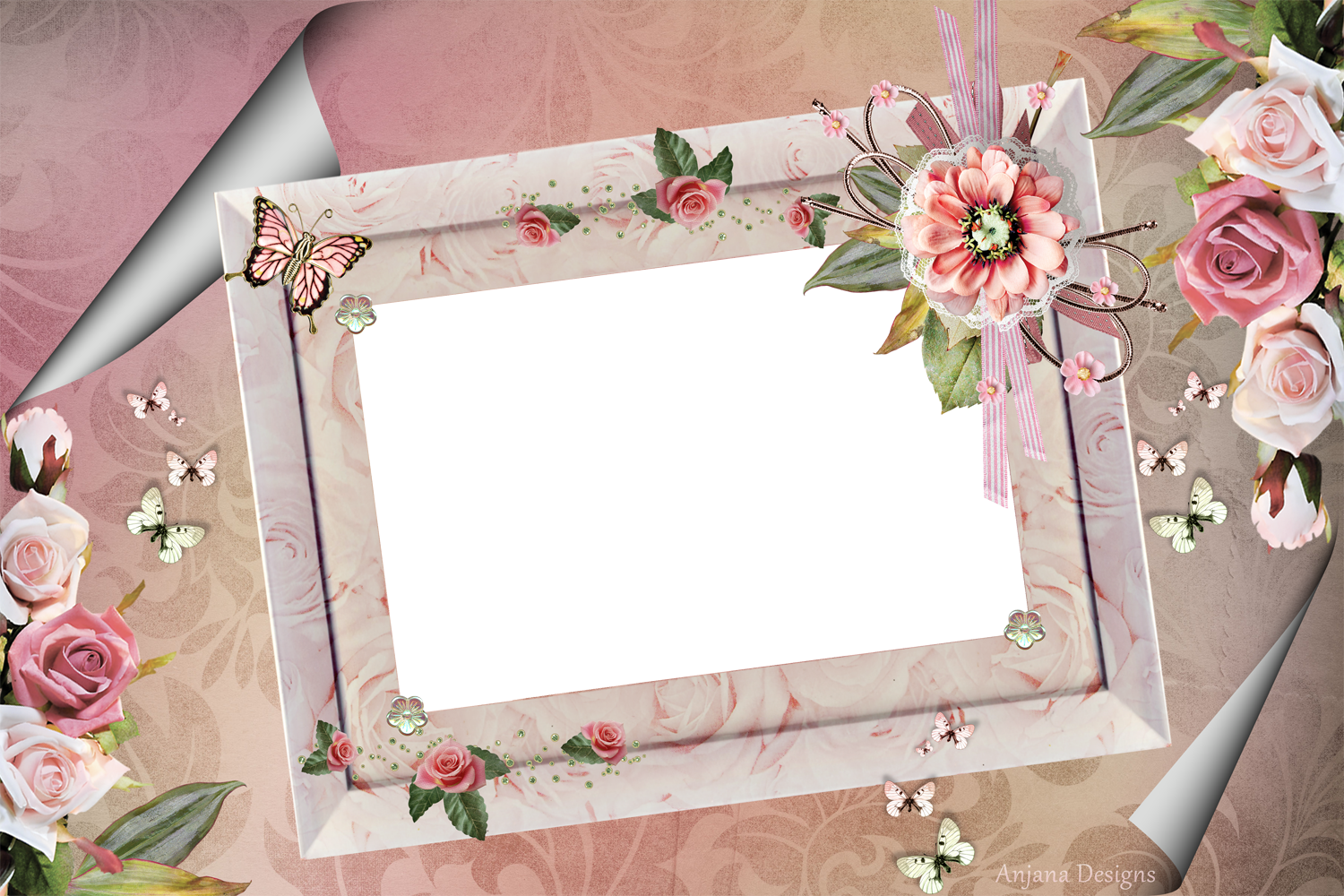 Beautiful Frames Png (1500x1000), Png Download