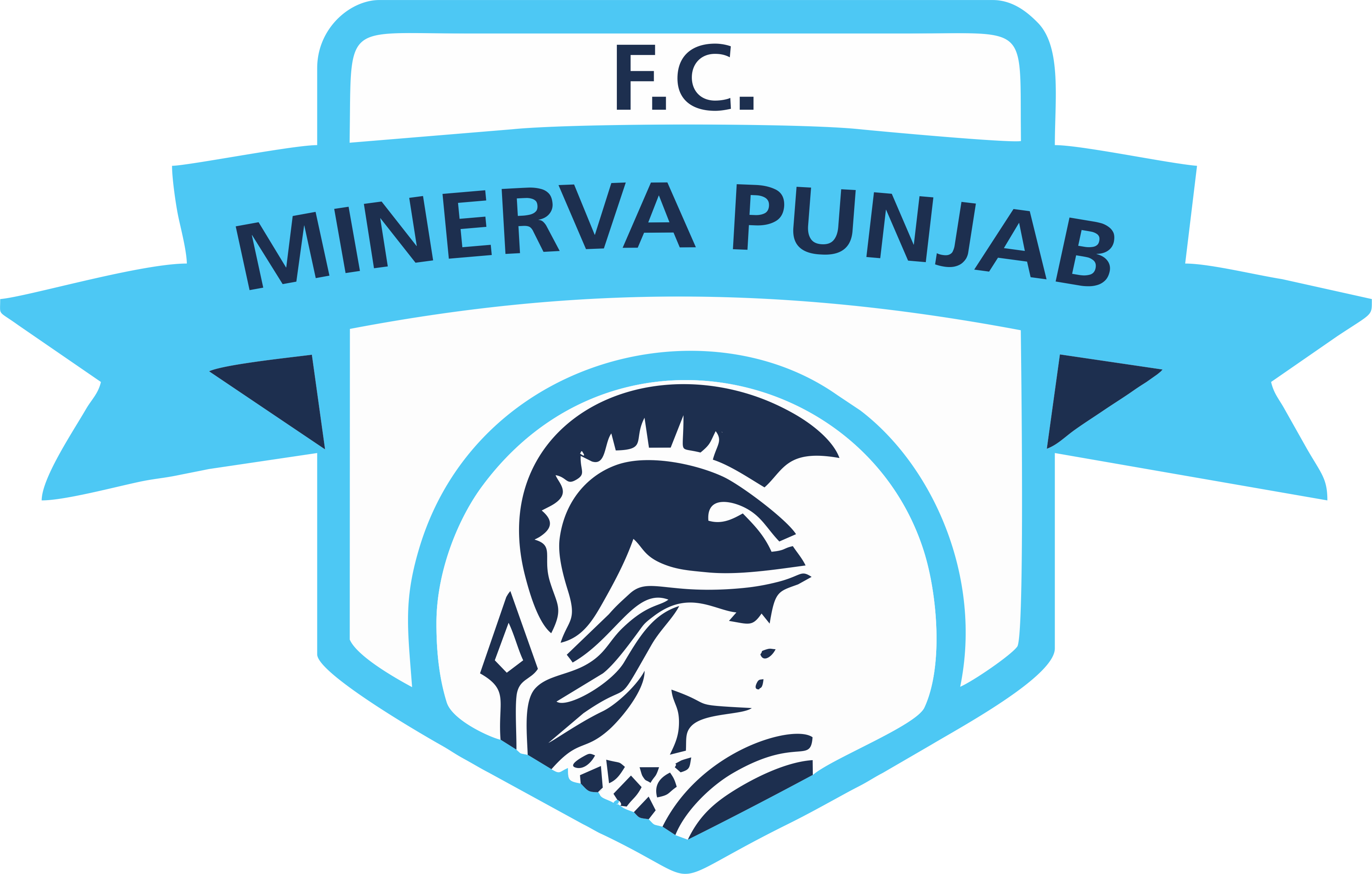 Minerva Punjab Fc - Minerva Punjab Fc Logo (3312x2111), Png Download