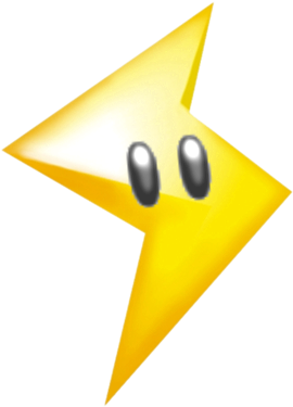 Thunder Rod - Mario Lightning (480x480), Png Download