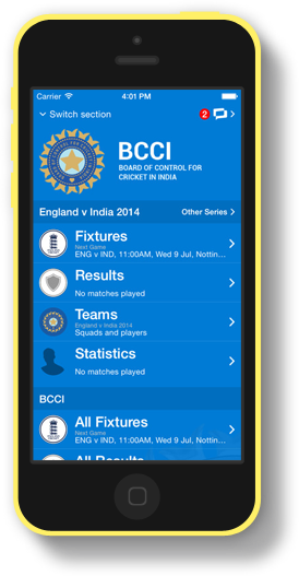 Live Scores, News, Photos And Videos In The Palm Of - Cricket (274x527), Png Download