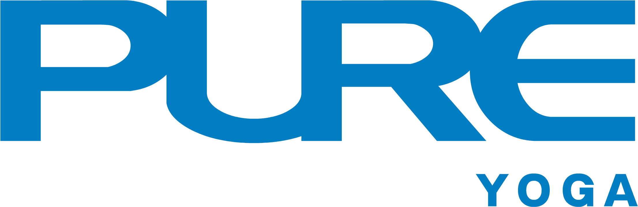 Pure Logo W Clear Bg - Pure Yoga Singapore Logo (2333x833), Png Download