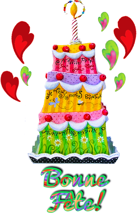 Feta, Birthday Cards, Happy Birthday, Happy Name Day, - Bonne Fête Gâteau (563x878), Png Download