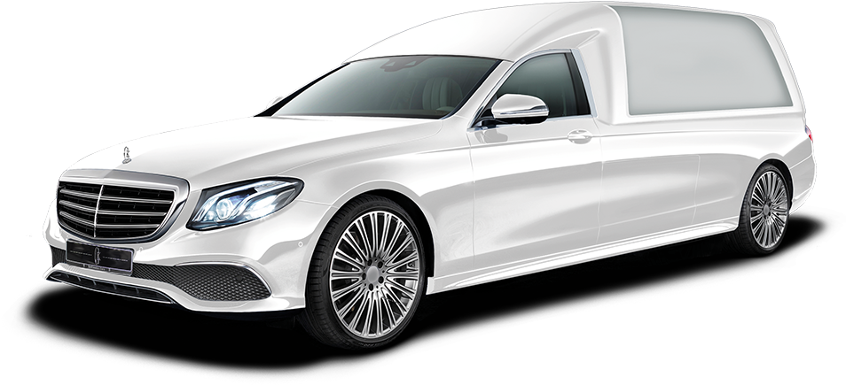 Hearse On Basis Mercedes Benz E Class - Mercedes Funeral Car (953x560), Png Download