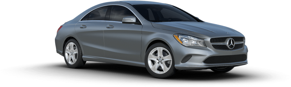 Designo Polar Silver Magno - Mercedes Benz Cla Silver (1200x450), Png Download